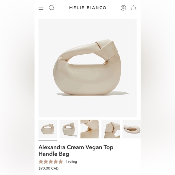 Melie Bianco small top handle bag - Picture 2 of 2